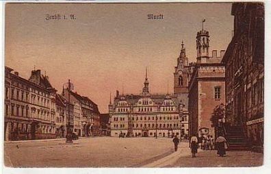 35453 Ak Zerbst i.A. Markt 1919