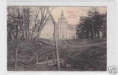 35719 Ak Zerbst in Anhalt Partie im Schlossgraben 1906