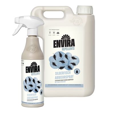 ENVIRA Silberfischspray 500ML + 2L