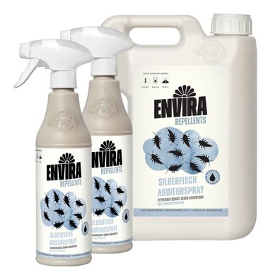 ENVIRA Silberfischspray 2 X 500ML + 2L