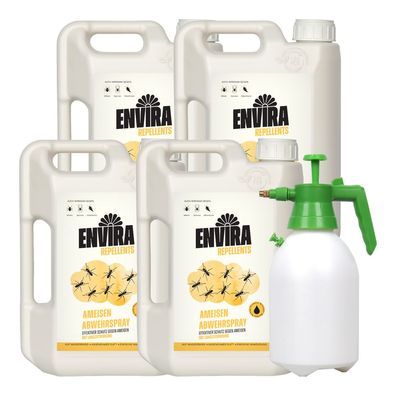 ENVIRA Ameisenspray 4 X 2L + 2L Drucksprüher