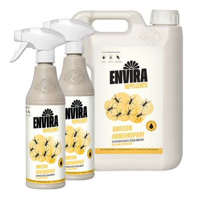 ENVIRA Ameisenspray 2 X 500ML + 2L