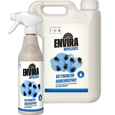 ENVIRA Bettwanzenspray 500ML + 2L