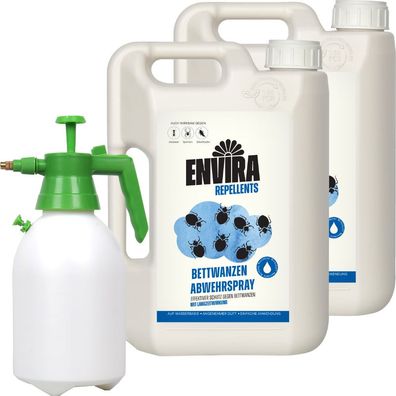 ENVIRA Bettwanzenspray 2 X 2L + 2L Drucksprüher