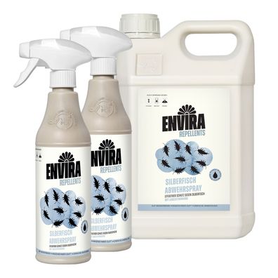 ENVIRA Silberfischspray 2 X 500ML + 5L