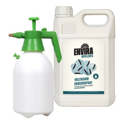 ENVIRA Holzwurmspray 5L + 2L Drucksprüher