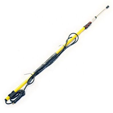 Hochdruck Teleskoplanze Fiberglas Alu + Düse M22 2,1-7,4m für Kärcher Kränzle