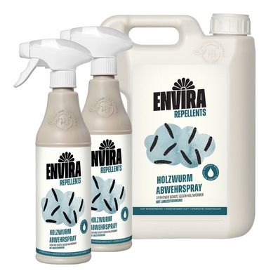 ENVIRA Holzwurmspray 2 X 500ML + 2L