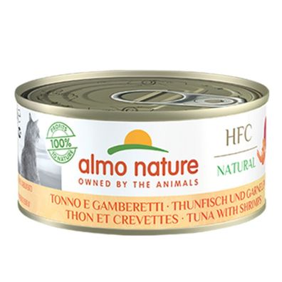 Almo Natur hfc Katze Thunfisch&Garnelen 150gr Almo Malanico