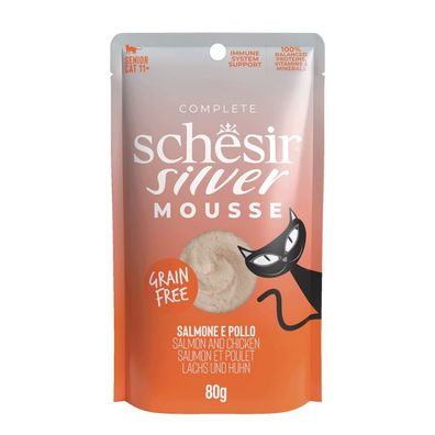 Schesir Silberkatze Lachsmousse 80gr Schesir Malanico