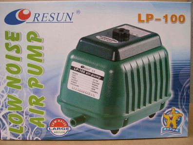Resun LP 100 Teichbelüfter Sauerstoffpumpe Membranbelüfter Belüfter Luftpumpe