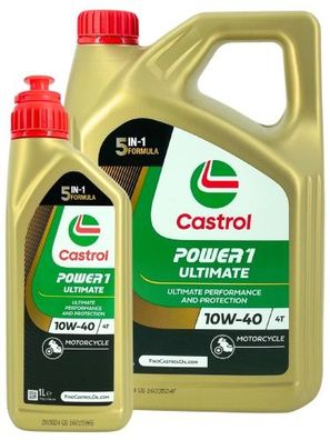 Castrol Power 1 Ultimate 4T 10W-40 4 + 1 Liter