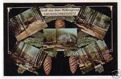 31785 Mehrbild Ak Gruß aus Grossschweidnitz 1913