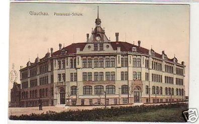 31746 Ak Glauchau Pestalozzi Schule um 1910