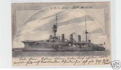 31645 Ak deutsches Kriegsschiff S.M.S. "Freya" 1900