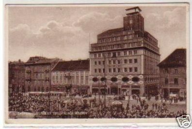 31111 Ak Zagreb Jelacicev trg. Palaca Milinov 1930