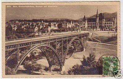 31050 Ak Bern Kirchenfeldbrücke und Museum 1909