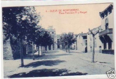 31009 Ak Olesa de Montrerrat Plaza Francisco um 1930