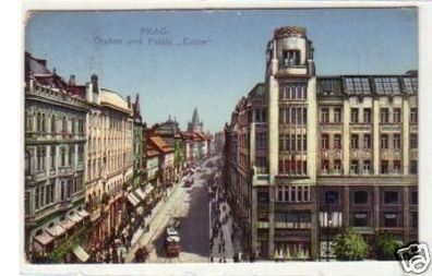30999 Ak Prag Graben und Palais "Krone" um 1910