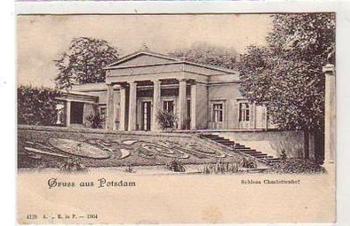 30944 Ak Gruß aus Potsdam Schloss Charlottenhof um 1904