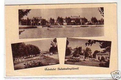 30852 Mehrbild-Ak Grüße aus Balatonboglár um 1920