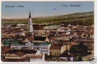 30847 Ak Cluj Rumänien Panorama Kolozsvar Latkep 1925