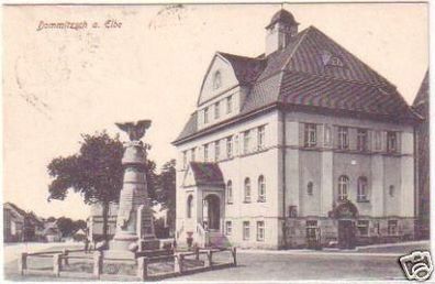 28781 Ak Dommitzsch a. Elbe 1920