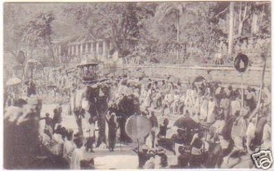 28817 Ak Ceylon Kandy Perahara 1911