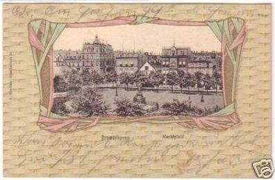 28834 Ak Bremerhaven Marktplatz 1904