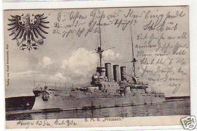 28851 Ak Deutsches Kriegsschiff S.M.S."Preußen" 1905