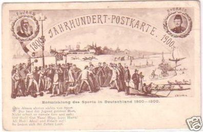 28874 Ak Entwicklung des Sports in Deutschland 1900