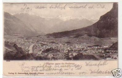 28878 Ak Glarus gegen die Freiberge 1906