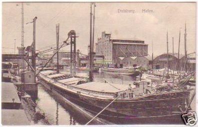 29065 Ak Duisburg Hafen 1910