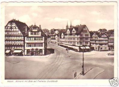 29110 Ak Kassel Altmarkt + Freiheiter Durchbruch um1930