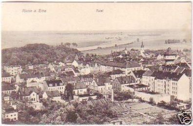 29149 Ak Riesa a. Elbe Total 1914