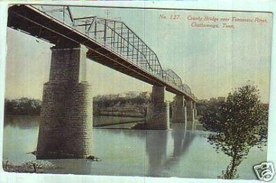 29242 Ak Chattanooga Tennessee River USA um 1930