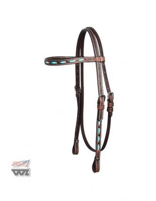 Western Imports Kopfstück Headstall Zuni Design