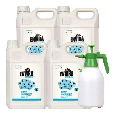 ENVIRA Milbenspray 4 X 5L + 2L Drucksprüher