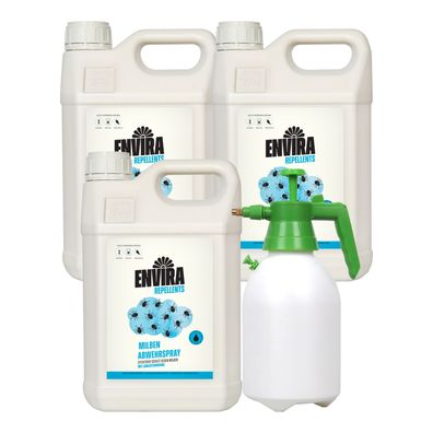 ENVIRA Milbenspray 3 X 5L + 2L Drucksprüher