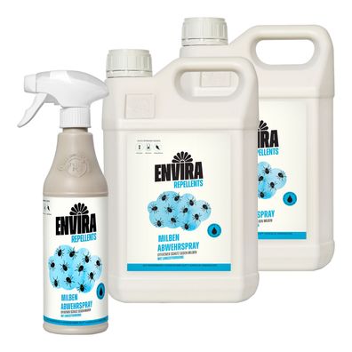 ENVIRA Milbenspray 500ML + 2 X 5L