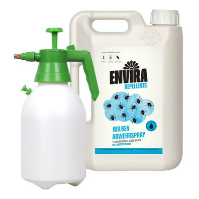 ENVIRA Milbenspray 2L + 2L Drucksprüher