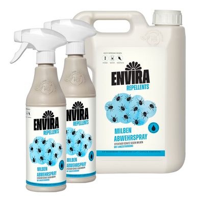 ENVIRA Milbenspray 2 X 500ML + 2L