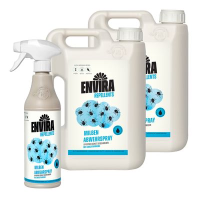 ENVIRA Milbenspray 500ML + 2 X 2L