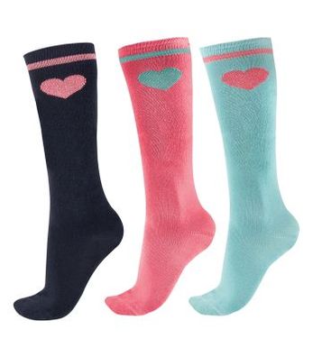 Waldhausen ELT Kinder Reitsocken Glitter 3-er Pack