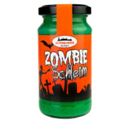 Senf - Zombi Senf - 200 gr. Glas - Ideal für Halloween - Achtung MHD: 30.10.2024