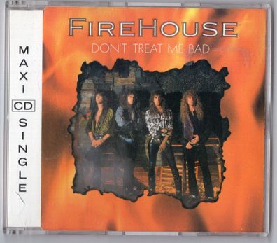 Firehouse Maxi-CD DON´T TREAT ME BAD © 1991 Epic 3-track Hard Rock # 656780 5