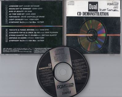 Dual CD Demonstration Promo-CD © 1983 Japan testical disc # TD-9003-G Watanabe