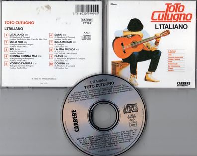 Toto Cutugno CD L'ITALIANO © 1983 Carrere Baby Records 10-tr # 97.994 near mint