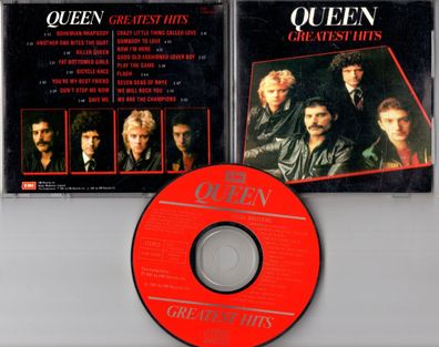 Queen CD Greatest HITS © 1984 EMI made in Japan Jasrac RED FACE # CDP 7 46033 2