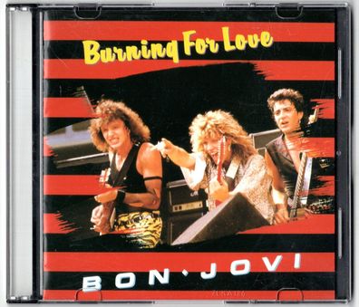 Bon Jovi Maxi-CD Burning FOR LOVE © 1989 Mercury Japan 3-track # PPDM-1001